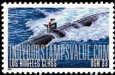 FindYourStampsValue: SUBMARINES - Los Angeles Class, Booklet Stamp