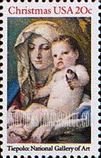 FindYourStampsValue: CHRISTMAS - Madonna and Child