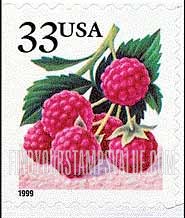 FindYourStampsValue: BERRIES - Raspberries, Self-Adhesive booklet stamp