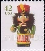 FindYourStampsValue: HOLIDAY NUTCRACKERS - Drummer, Self-Adhesive Booklet Stamp
