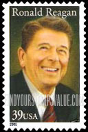 FindYourStampsValue: RONALD REAGAN, Self-Adhesive stamp