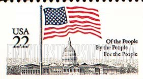 FindYourStampsValue: FLAG OVER CAPITOL, booklet stamp