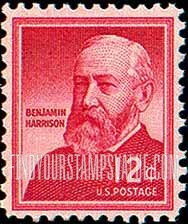 FindYourStampsValue: BENJAMIN HARRISON