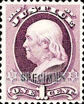 FindYourStampsValue: JUSTICE - Benjamin Franklin