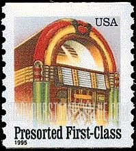 FindYourStampsValue: JUKE BOX, Coil Stamp
