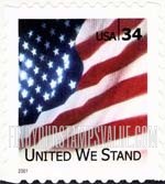 FindYourStampsValue: UNITED WE STAND, Self-Adhesive Booklet Stamp