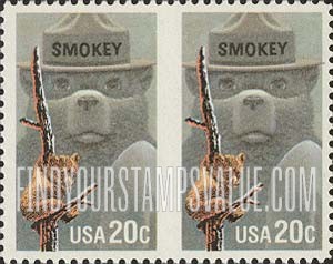 FindYourStampsValue: SMOKEY BEAR