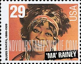 FindYourStampsValue: "MA" RAINEY - American Music Series