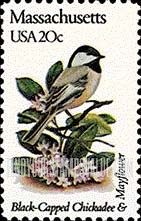FindYourStampsValue: MASSACHUSETTS - State Birds and Flowers