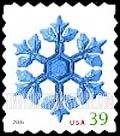 FindYourStampsValue: CHRISTMAS - Snowflake, Self-Adhesive Booklet Stamp