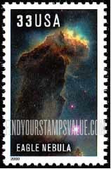 FindYourStampsValue: HUBBLE SPACE TELESCOPE IMAGES - Eagle Nebula