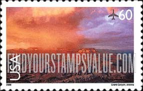 FindYourStampsValue: SCENIC AMERICAN LANDSCAPES - GRAND CANYON, Self-adhesive Stamp