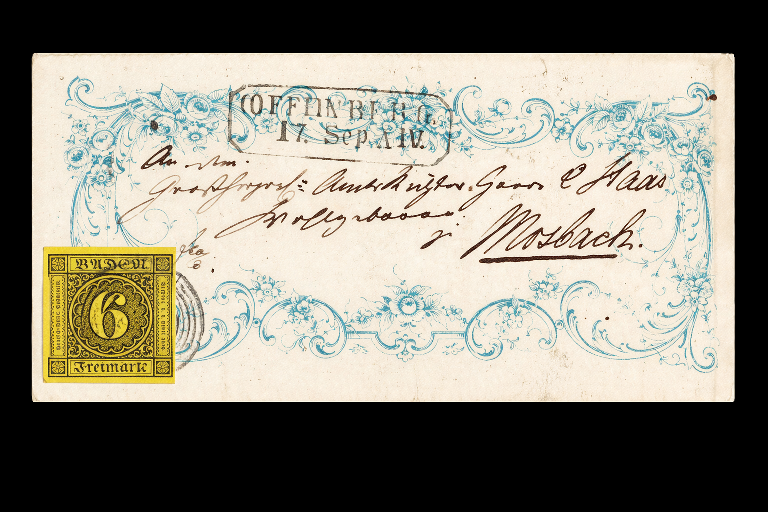 More Than a Lot: Baden’s 6 Kreuzer Letter at the Gert Müller 129th Auction