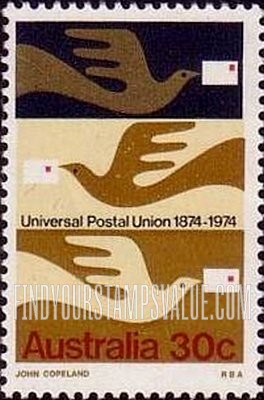 FindYourStampsValue: Carrier pigeons, vertical