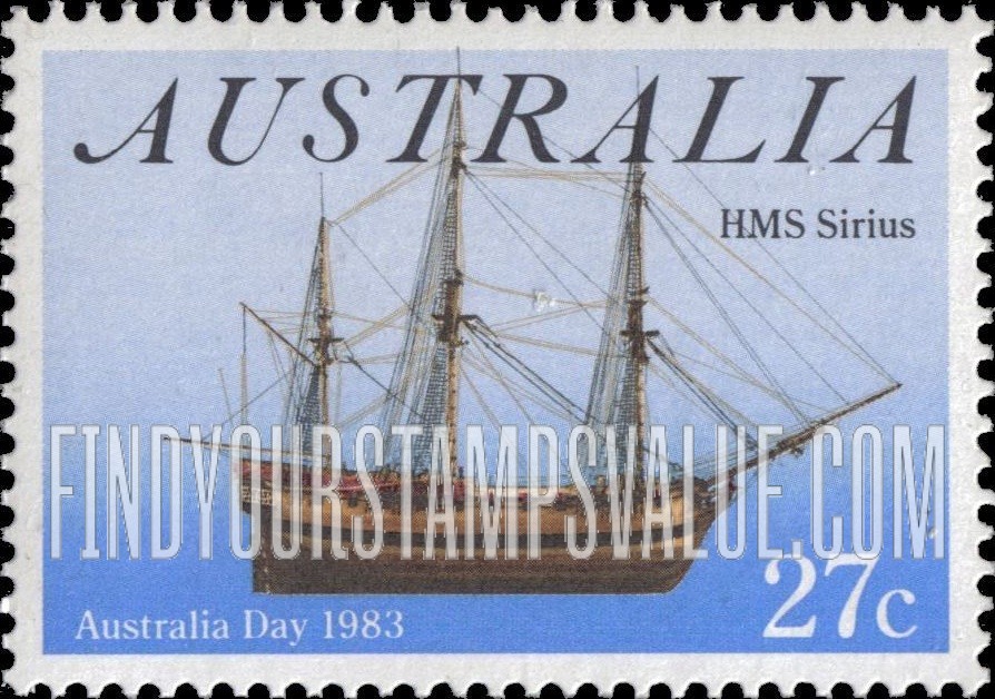 FindYourStampsValue: Australia Day: Sirius