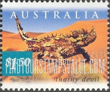 FindYourStampsValue: Flora & Fauna Type of 1996: Thorny devil