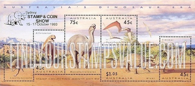 FindYourStampsValue: Dinosaurs