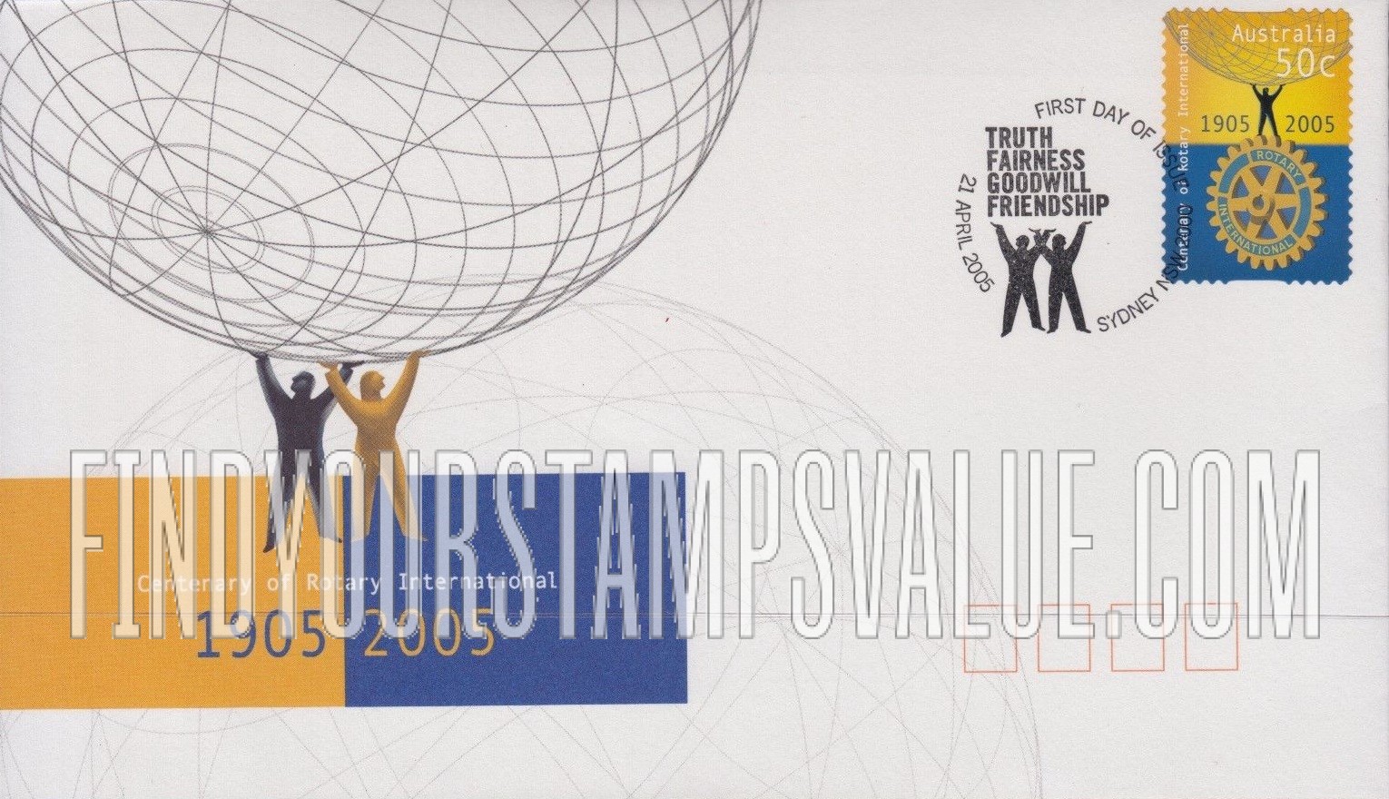 FindYourStampsValue: Rotary International, Centennial