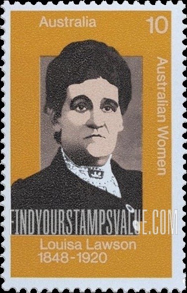 FindYourStampsValue: Louisa Lawson (1848-1920), journalist