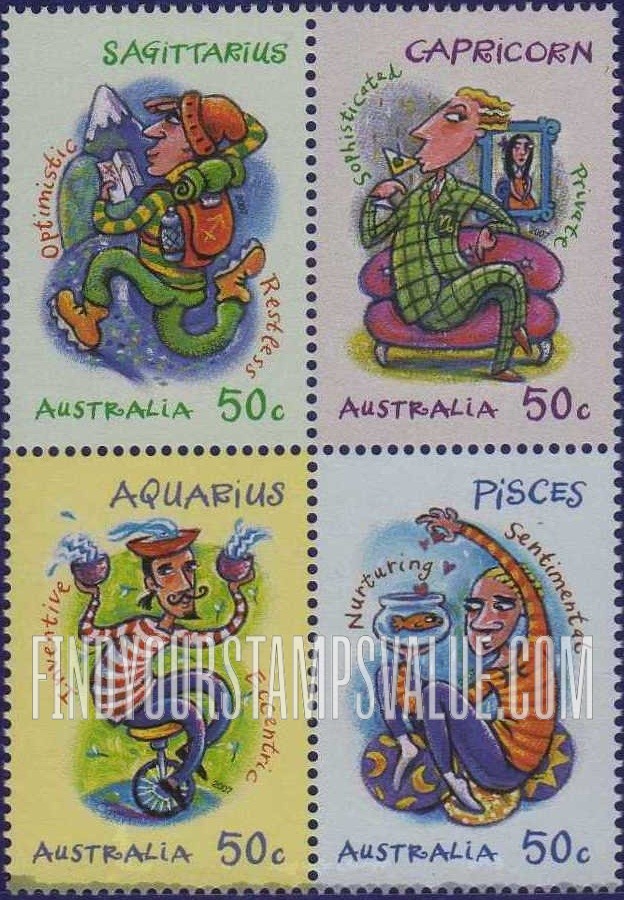 FindYourStampsValue: Signs of the Zodiac