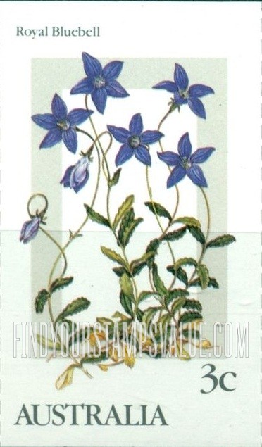 FindYourStampsValue: Alpine Wildflowers: Royal bluebell