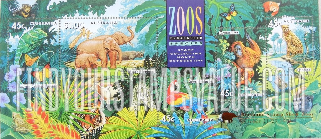 FindYourStampsValue: Australian Zoo Animals
