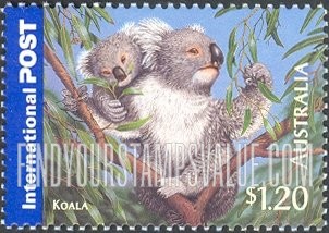 FindYourStampsValue: Bush Wildlife: Koala