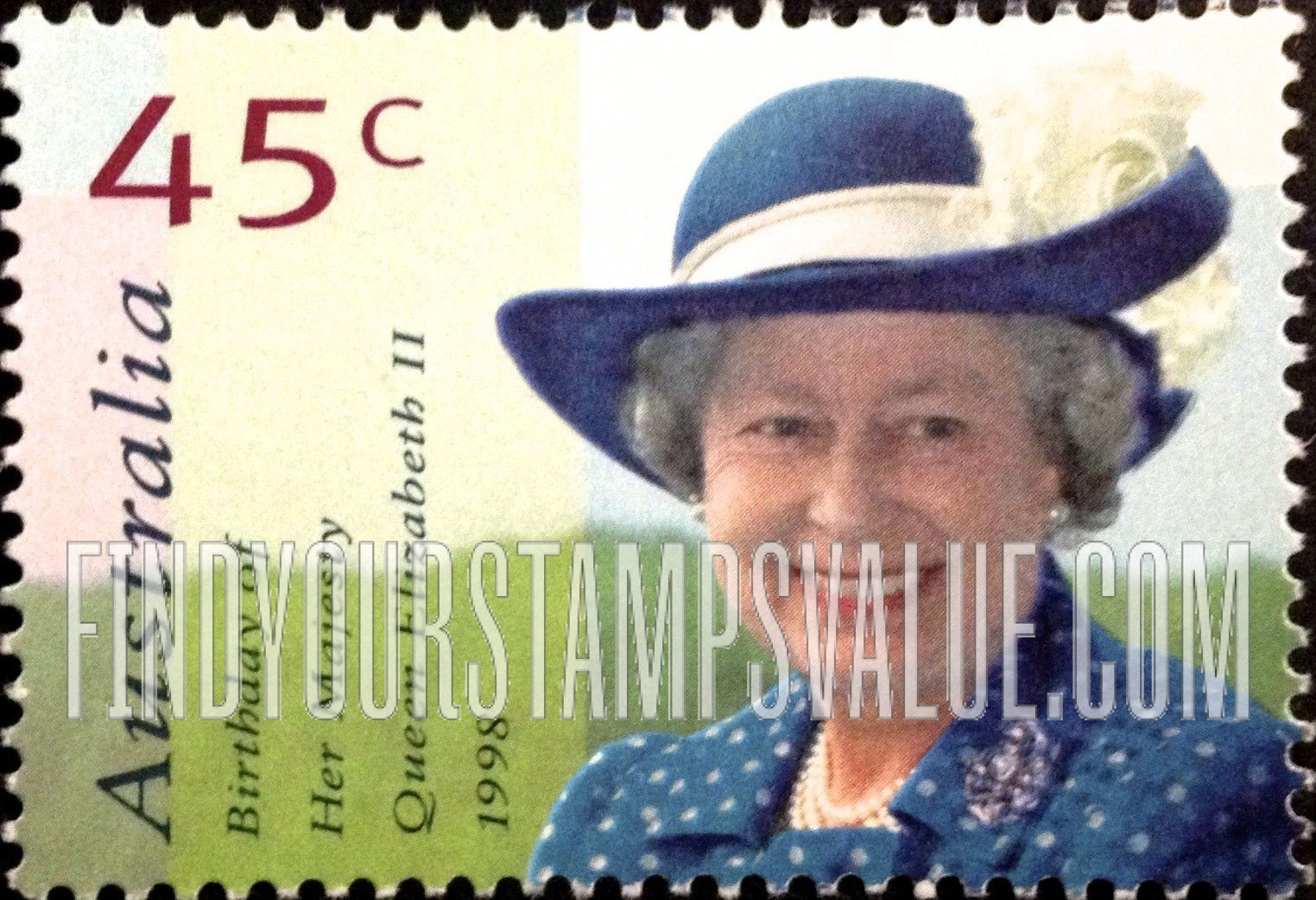 FindYourStampsValue: Queen Elizabeth II, 72nd Birthday
