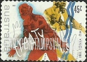 FindYourStampsValue: Rock Music: Treaty, by Yothu Yindi, 1991