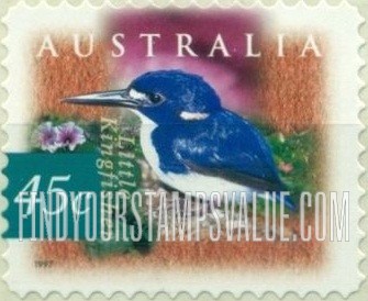 FindYourStampsValue: Flora and Fauna: Little kingfisher