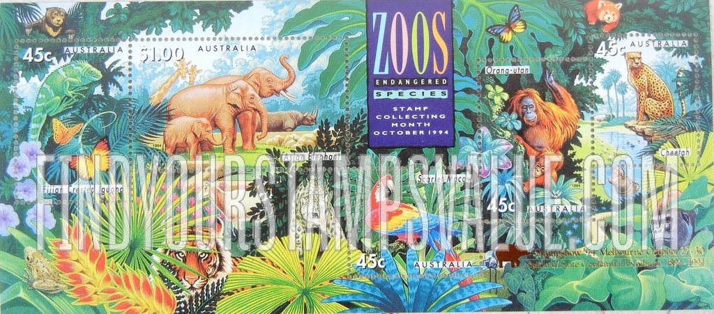 FindYourStampsValue: Australian Zoo Animals
