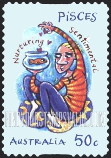 FindYourStampsValue: Signs of the Zodiac: Pisces