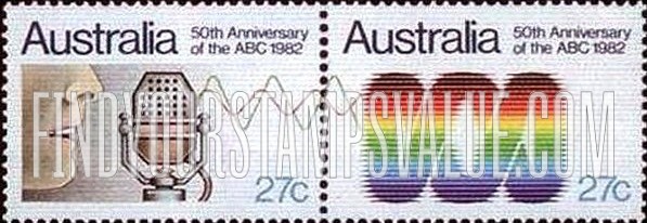 FindYourStampsValue: 50th Anniversary of Australian Broadcasting Commission