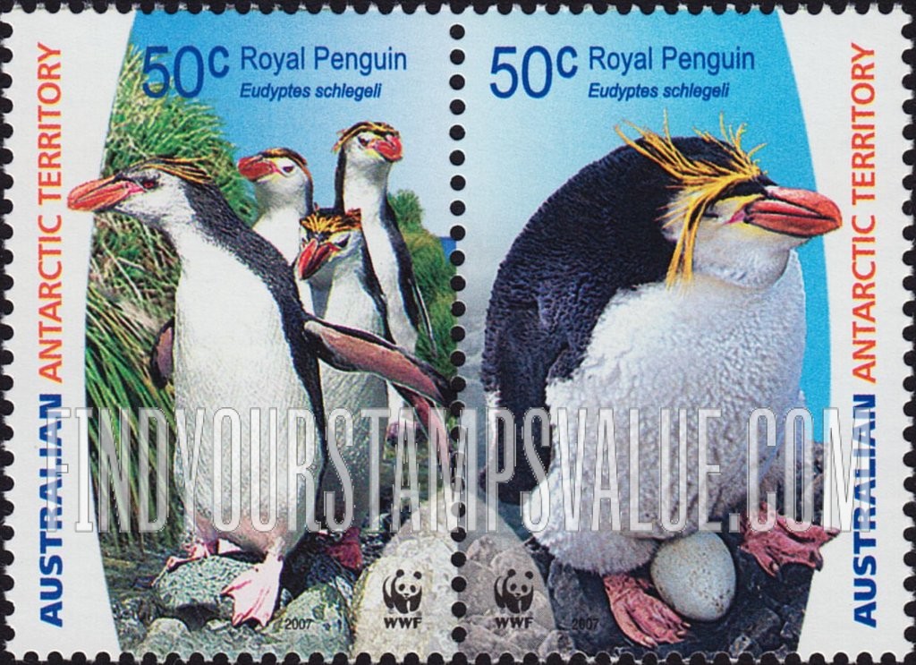 FindYourStampsValue: AUSTRALIAN ANTARCTIC TERRITORY - Worldwide Fund For Nature (WWF)
