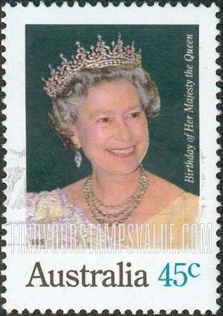 FindYourStampsValue: Queen Elizabeth II, 69th birthday