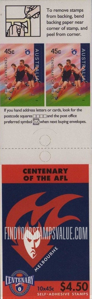 FindYourStampsValue: Melbourne Demons