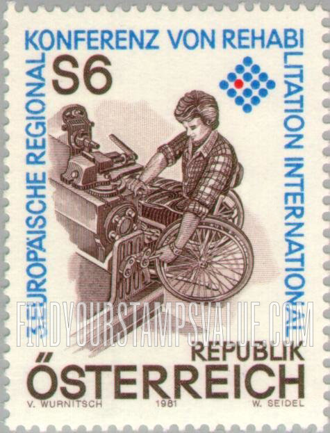 FindYourStampsValue: Machinist in Wheelchair