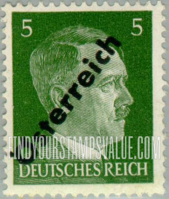 FindYourStampsValue: For Use in Vienna, Lower Austria and Burgenland: German Stamp