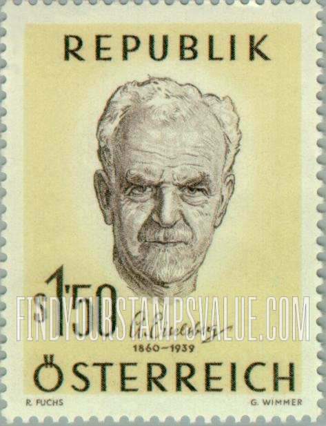 FindYourStampsValue: Anton Eiselsberg, Surgeon, Birth Centenary