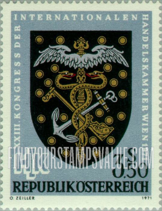 FindYourStampsValue: Emblem of Austrian Wholesalers’ Organization