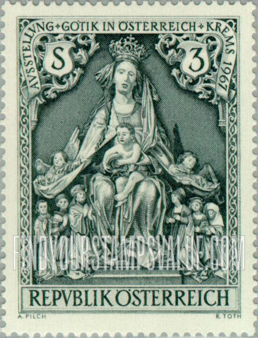 FindYourStampsValue: Gothic Mantle Madonna