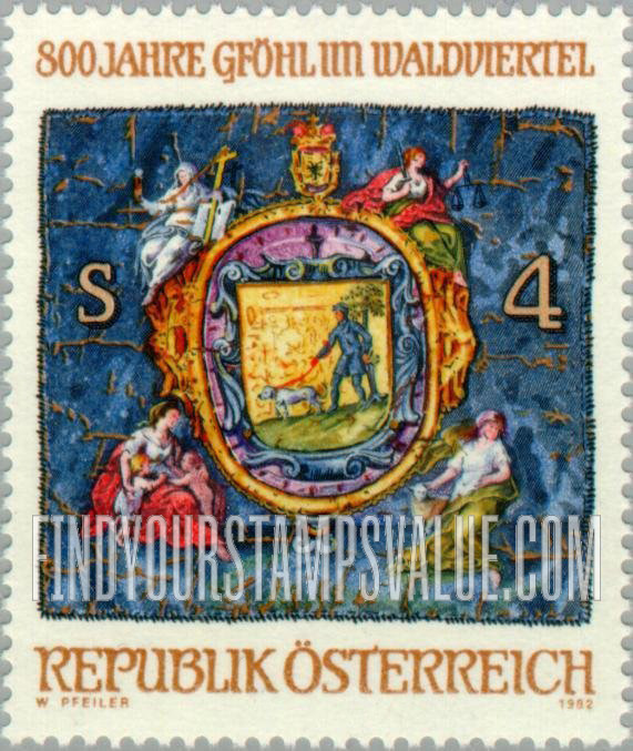 FindYourStampsValue: 800th Anniversary of Gfohl (Market Town)