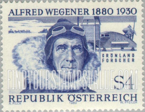 FindYourStampsValue: Alfred Wegener
