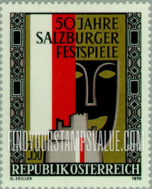 FindYourStampsValue: Salzburg Festival Emblem