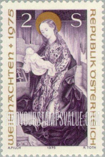 FindYourStampsValue: Virgin and Child, from 15th Century Altar