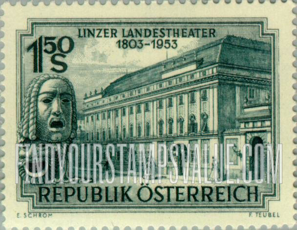 FindYourStampsValue: State Theater, Linz, and Masks