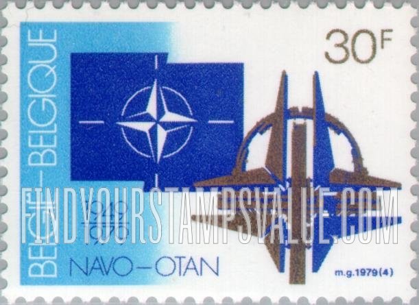 FindYourStampsValue: NATO Emblem and Monument