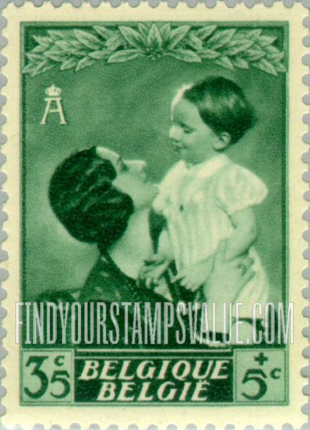 FindYourStampsValue: Semi-Postal: Queen Astrid and Prince Baudouin