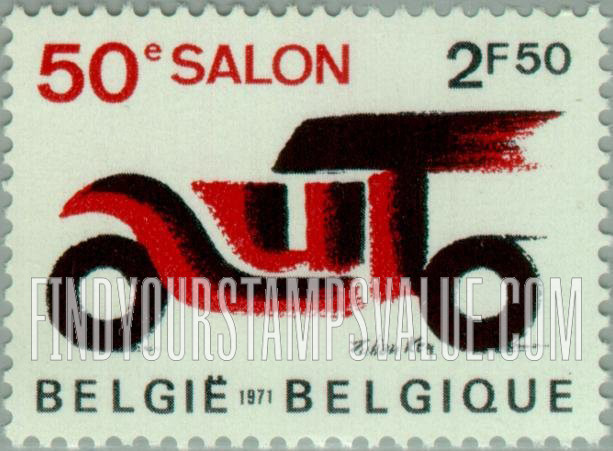 FindYourStampsValue: 50th Automobile Show, Brussels, January 19-31: “Auto”