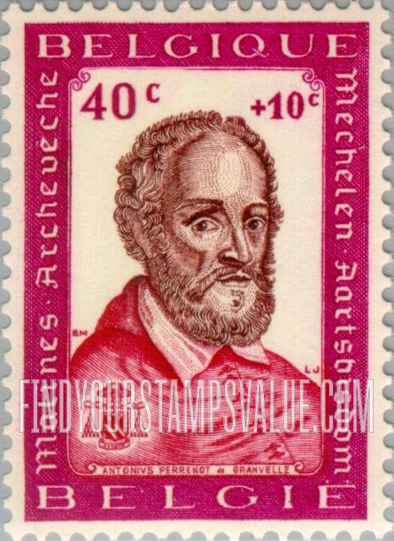 FindYourStampsValue: Semi-Postal: Antonius Cardinal Perrenot de Granvelle